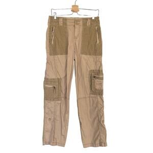 Abercrombie & Fitch Cargo Pants Y2K Wide Leg Khaki Chino Women's 27 Vintage 90s